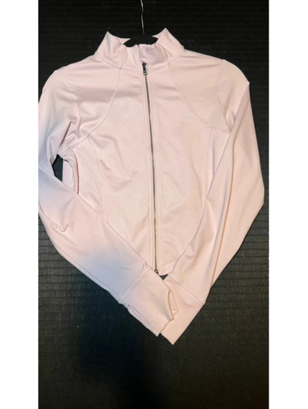 Baby pink workout zip up